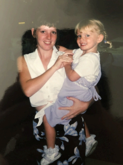 Alyssa with her daughter